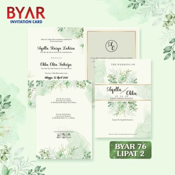 Undangan Blangko BYAR 76