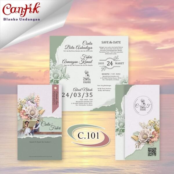 Undangan Blangko Cantik 101