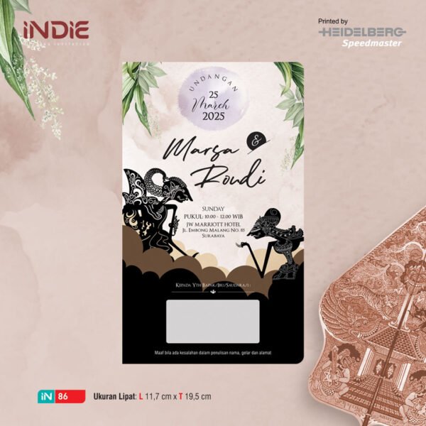 Undangan Blangko Indie 86