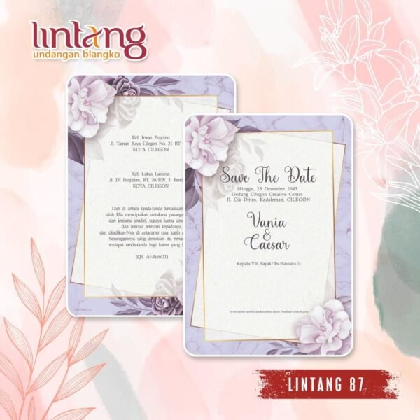 Undangan Blangko Lintang 87
